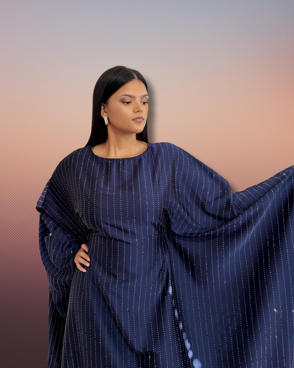 Naomi Sparkling Batwing Abaya