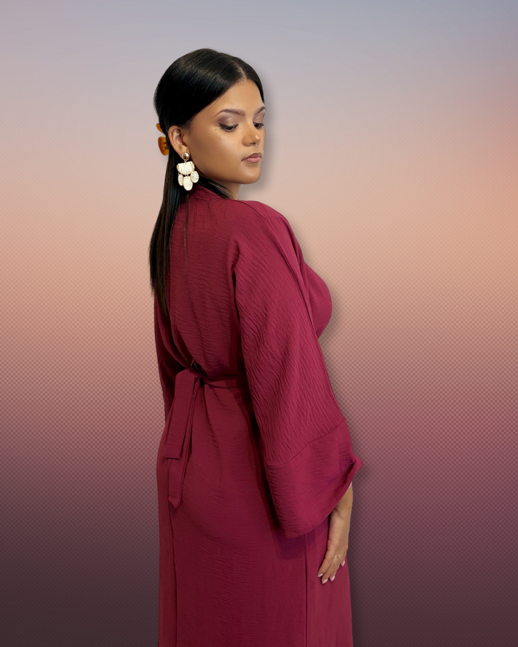 Sharon Two Piece Abaya Set