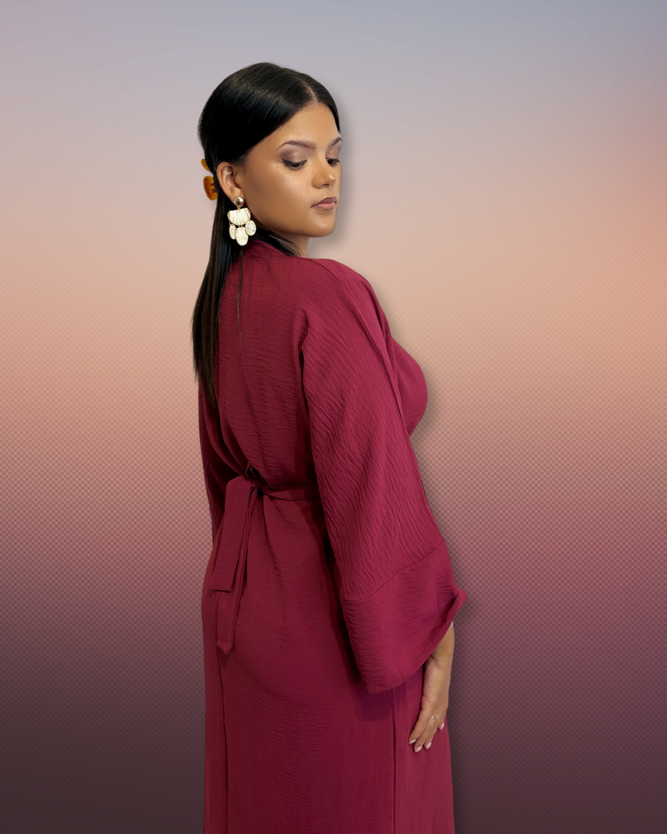 Sharon Two Piece Abaya Set