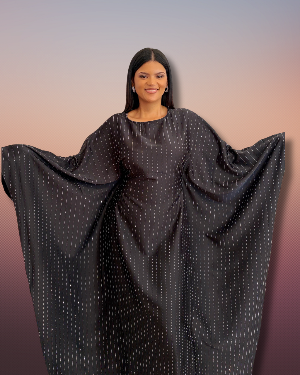 Naomi Sparkling Batwing Abaya