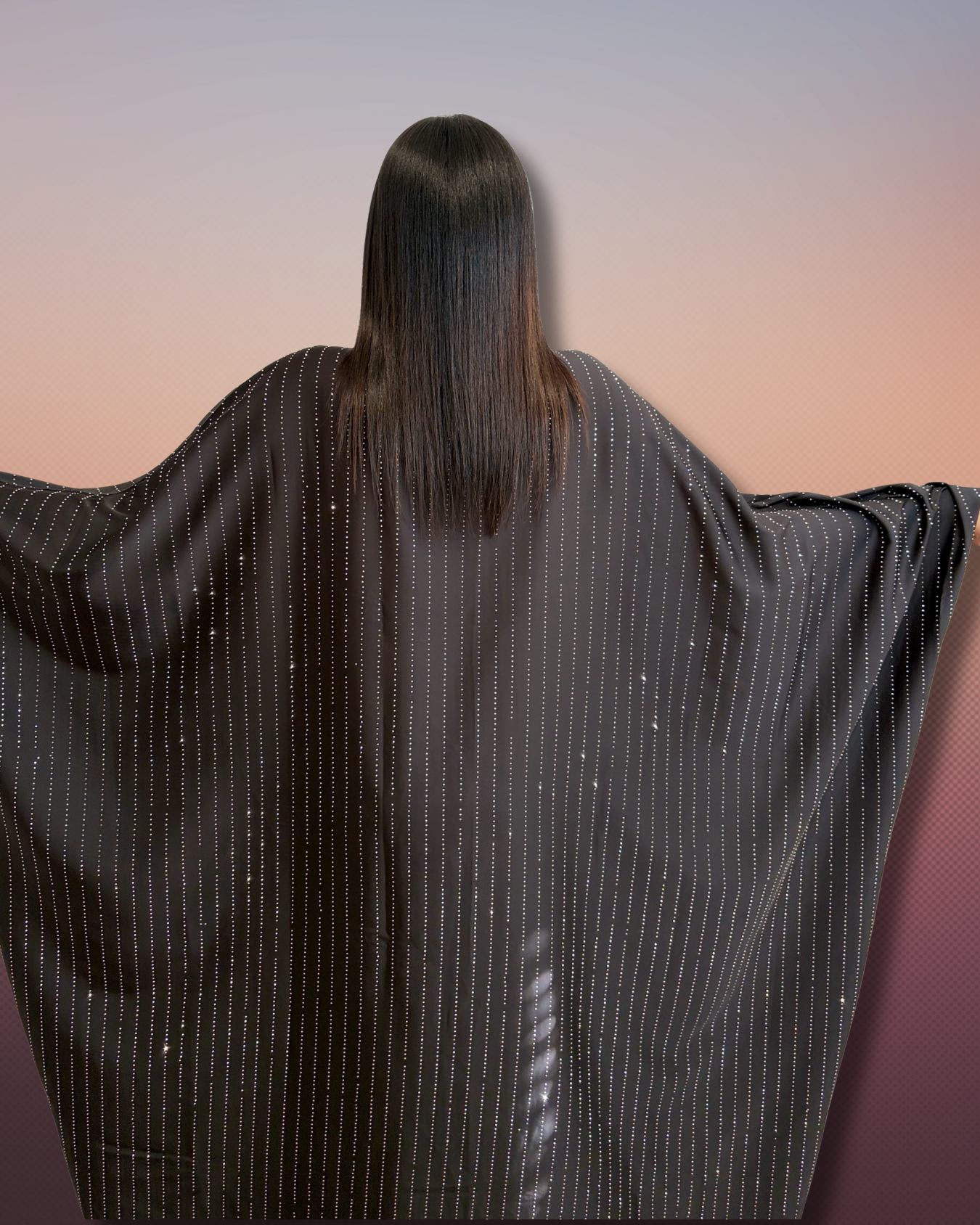 Naomi Sparkling Batwing Abaya