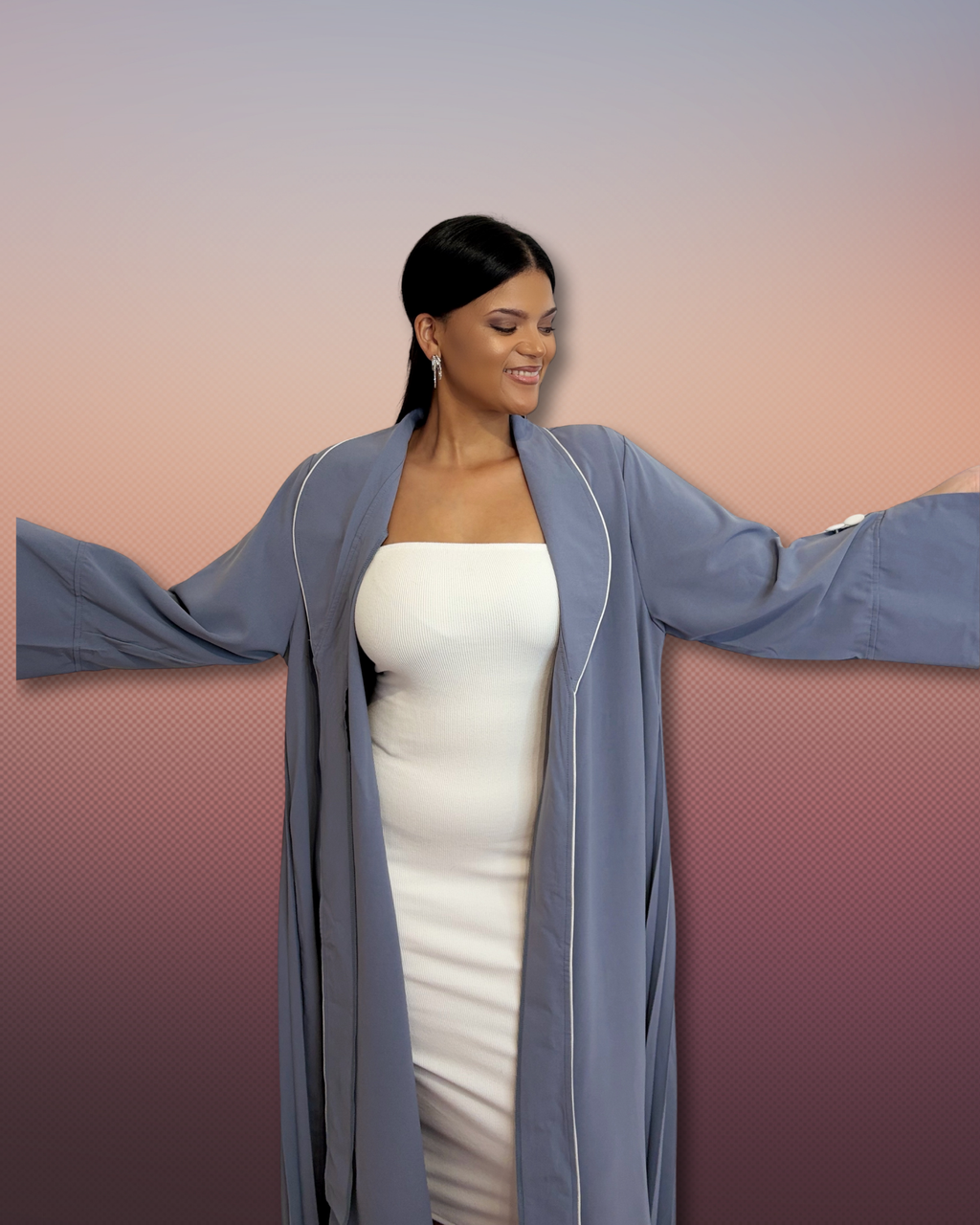 Tina Open Abaya