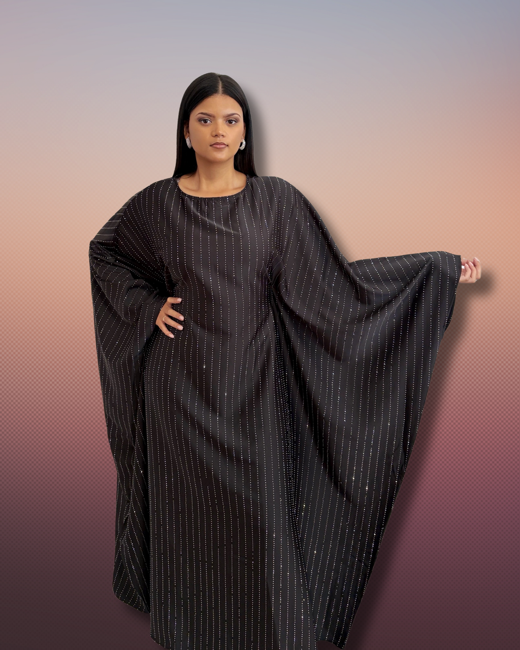 Naomi Sparkling Batwing Abaya