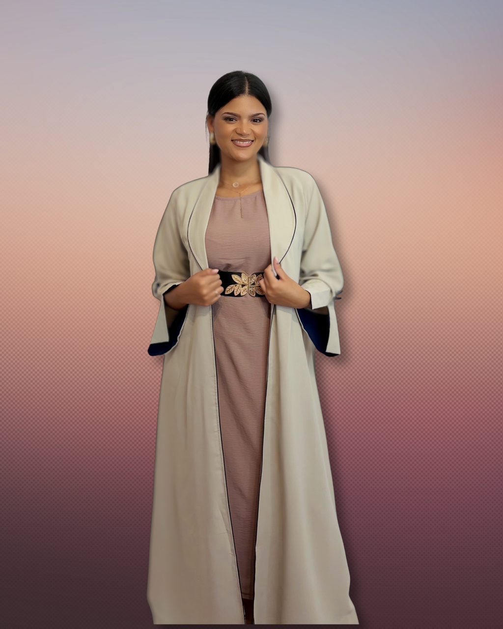 Tina Open Abaya
