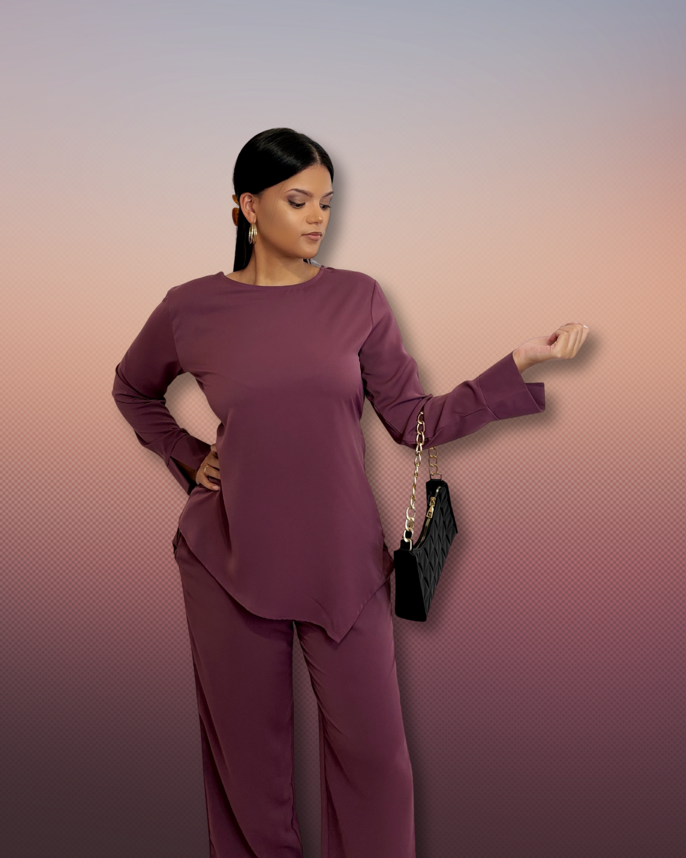 Emma Two Piece Set - Top with Pants