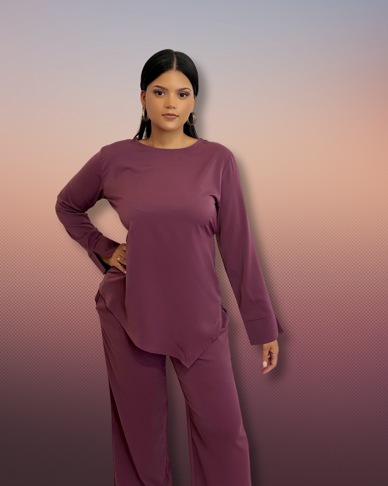 Emma Two Piece Set - Top with Pants