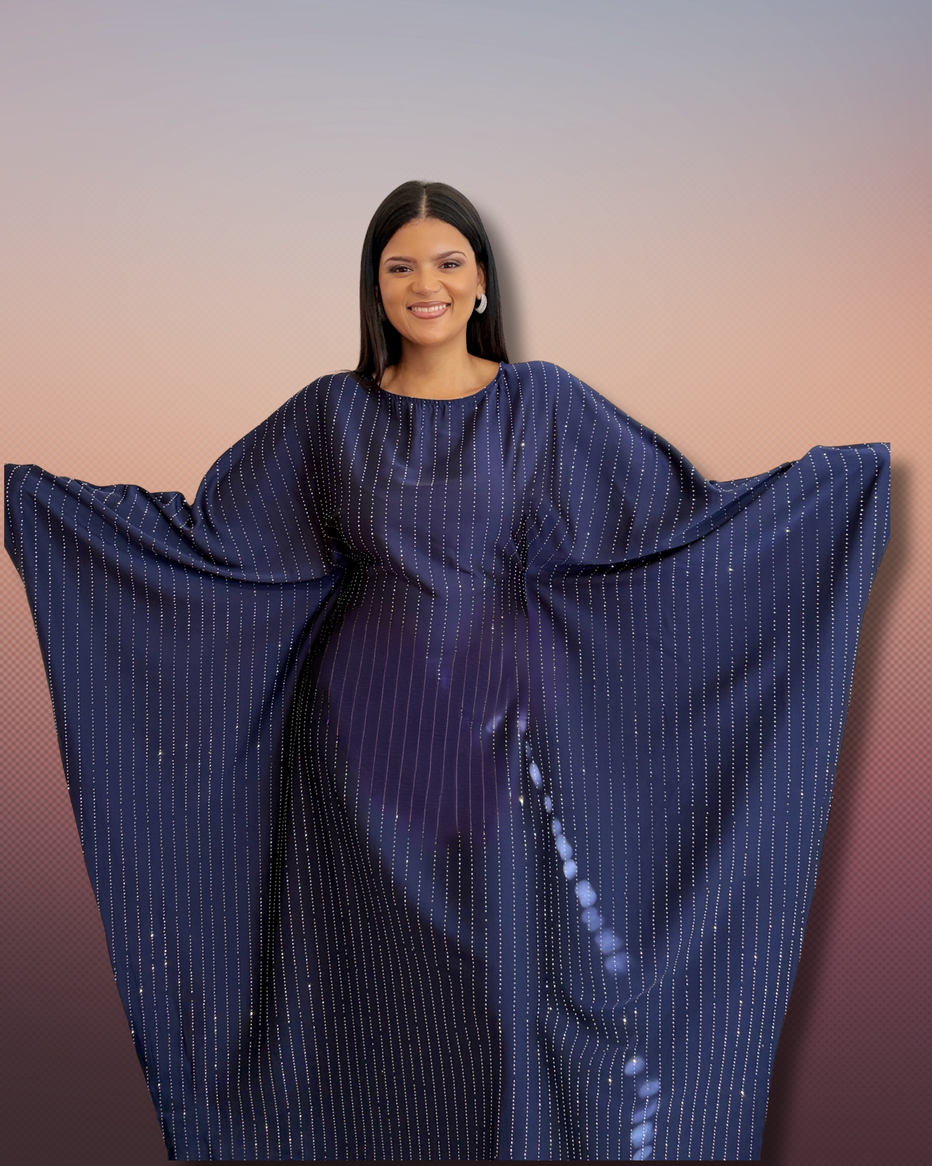 Naomi Sparkling Batwing Abaya