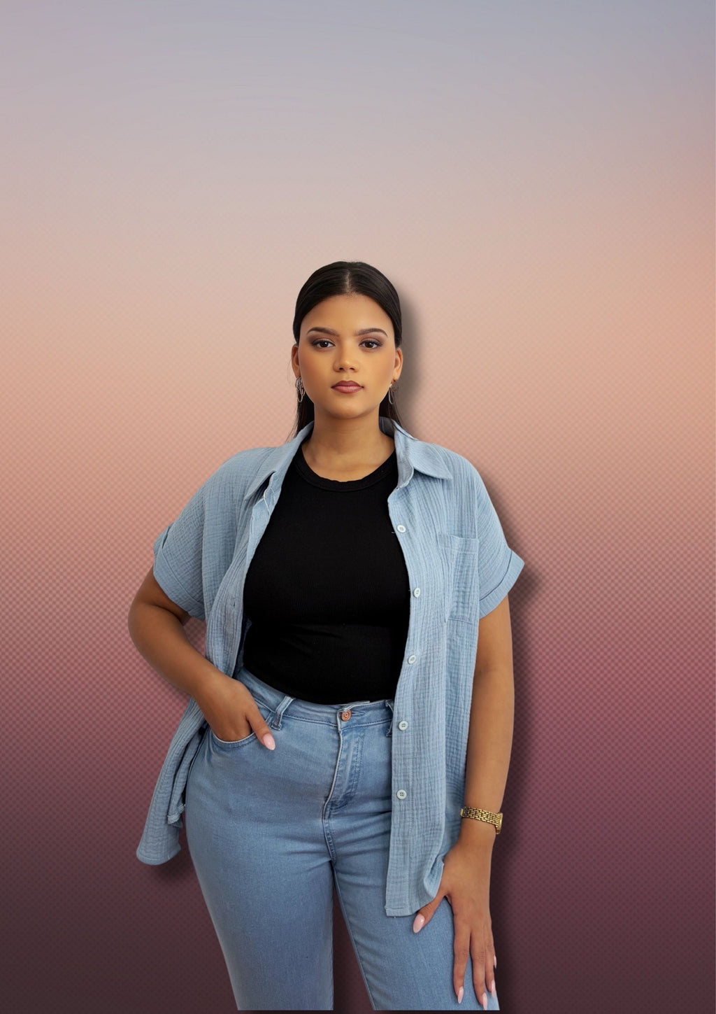 Short Sleeve Button Up Shirt