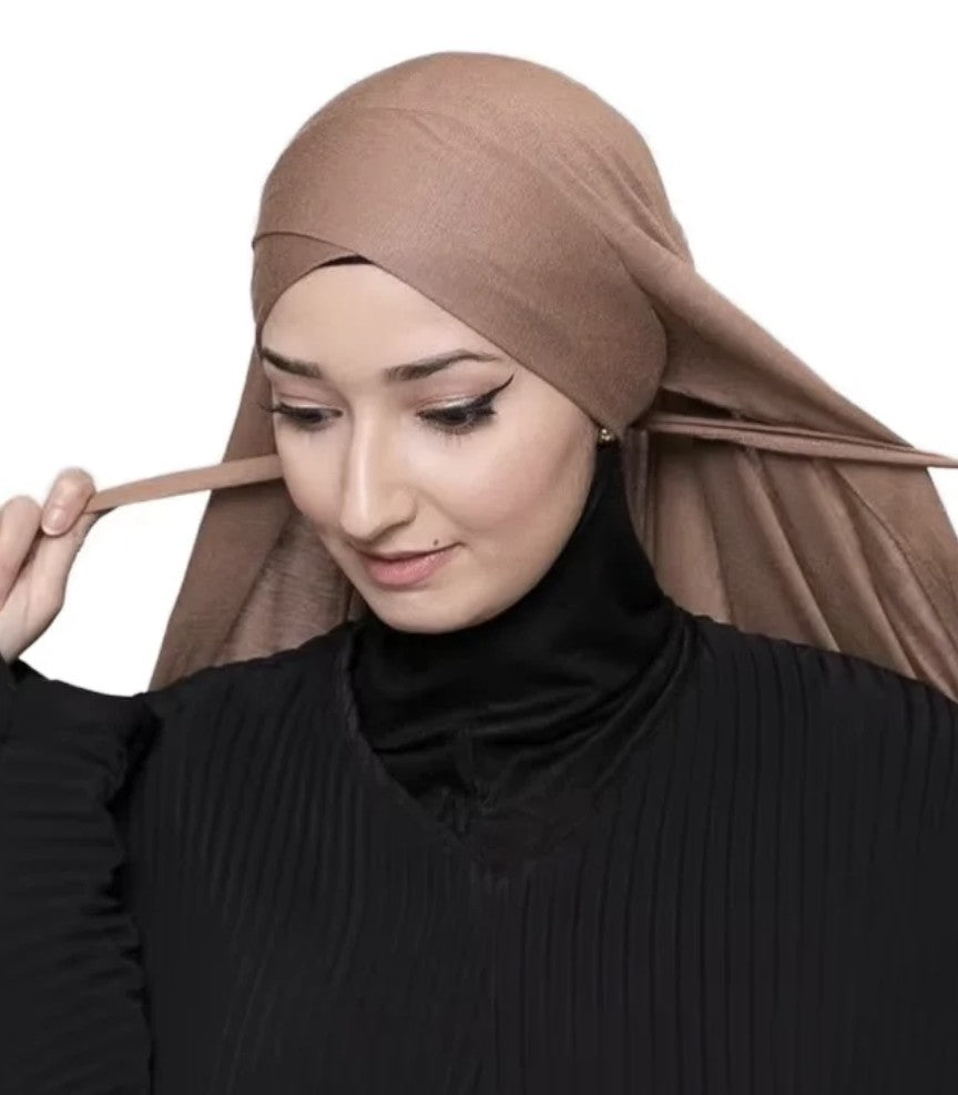 Cotton Jersey Instant Hijab