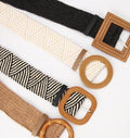 Bohemian Braided Straw-Style Belt