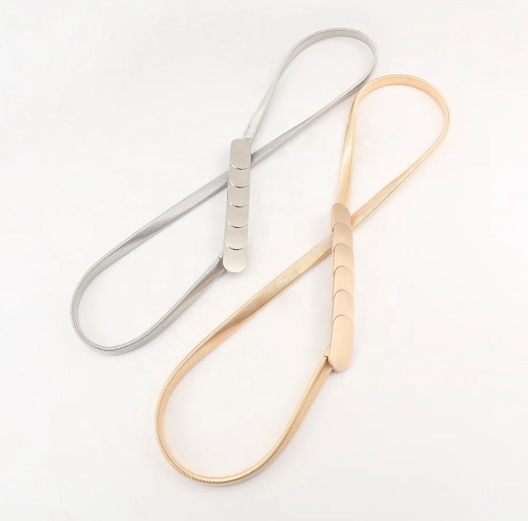 Metal Elastic Spring Chain Belt