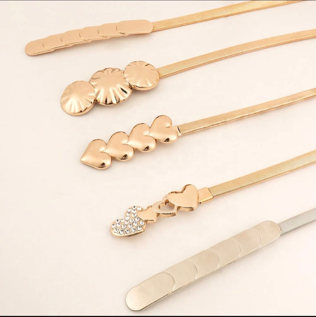 Metal Elastic Spring Chain Belt