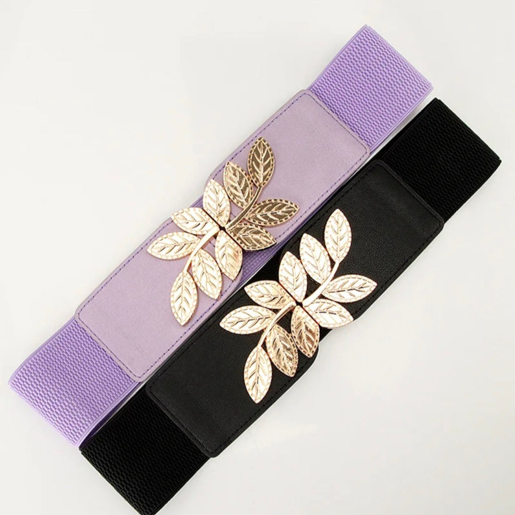 Golden Leaf Elastic Belt